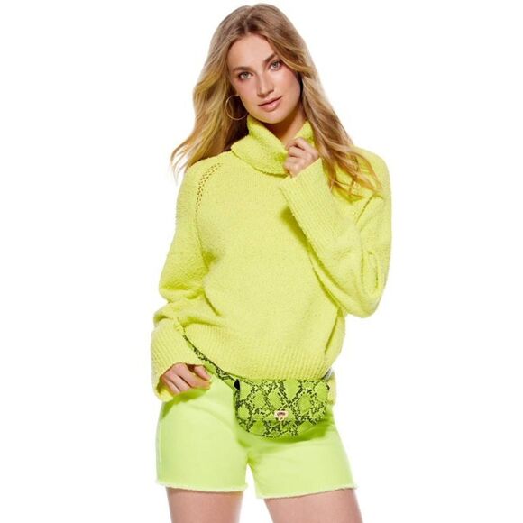 Scoop Long Sleeve Cutout Detail Turtleneck Sweater - Picture 2 of 9